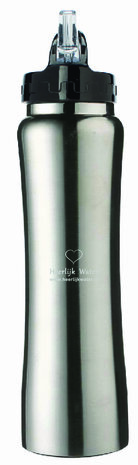 Watervitaliser drinkfles - Heerlijk Water × Leliveld geïnformeerd